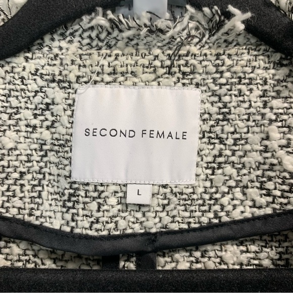 SECOND FEMALE Tweed Sully Jacket Blazer - Picture 4 of 6